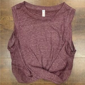 XS maroon Free People tank